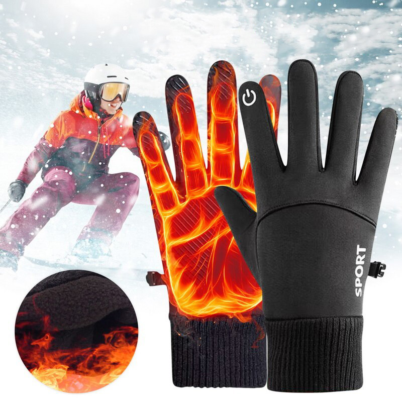 Winter Warm Full Fingers Water - Ski Glove Waterproof 评论和价格
