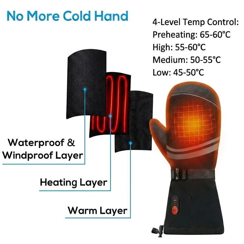 for Winter Ski Waterproof Rech - Ski Glove Waterproof 评论和价格